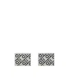 Ferragamo Monogram Cufflinks In Silver