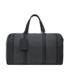 Ferragamo Monogram-print Duffle Bag In Black/gray