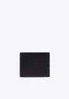Ferragamo Gancini Leather Bifold Wallet In Black