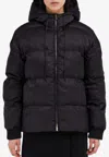 Ferragamo Monogram Jacquard Quilted Jacket In Black