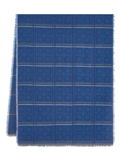 Ferragamo Monogram-jacquard Scarf