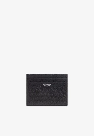Ferragamo Monogram Leather Cardholder
