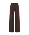 Ferragamo Monogram Trouser In Black
