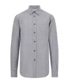 Ferragamo Monogram Shirt In Gray