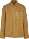 Ferragamo Monogram Over Shirt In Neutrals
