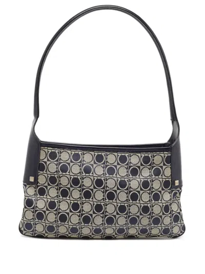 Pre-owned Ferragamo Monogram Shoulder Bag
