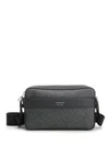 Ferragamo Textured Finish Crossbody Bag With Adjustable Strap