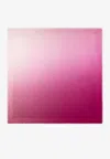 Ferragamo Monogram Silk And Wool Shawl In Pink