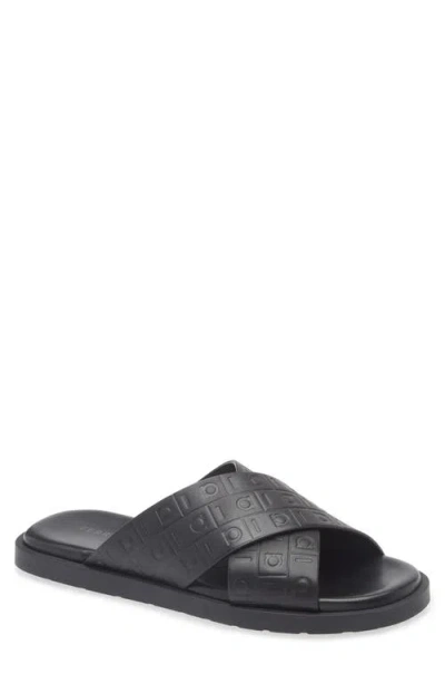 FERRAGAMO FERRAGAMO MONOGRAM SLIDE SANDAL