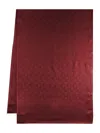 Ferragamo Monogram Stole In Red