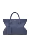 Ferragamo Monogram Structured Leather Tote Bag