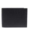 Ferragamo Double-fold Wallet In Black