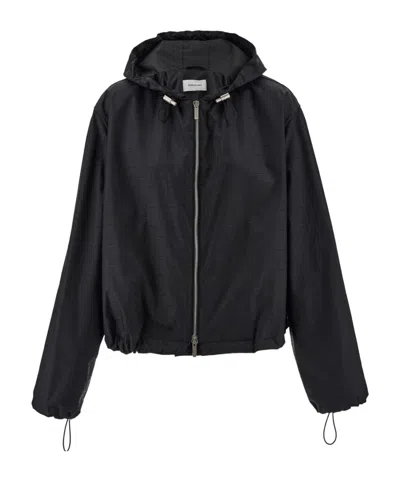 FERRAGAMO FERRAGAMO MONOGRAM WIND JACKET