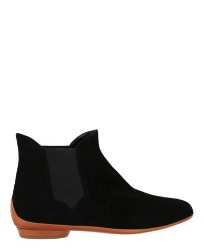Ferragamo Montana Archive Limited Edition 1960s Chelsea Booties In Black