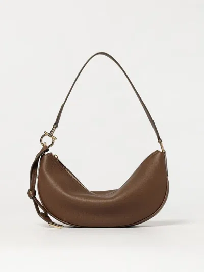 FERRAGAMO FERRAGAMO MOSQ HALF MOON BAG. GANCINI STONE
