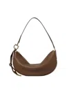 Ferragamo Mosq Half Moon Bag. Gancini Stone In Neutral
