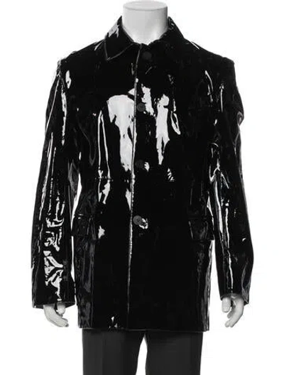 Pre-owned Ferragamo Moto Jacket In Black