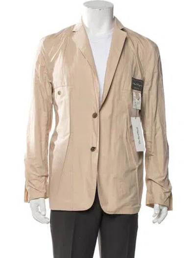 Pre-owned Ferragamo Moto Jacket In Neutral