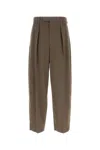 Ferragamo Trousers With Inverted Pleat
