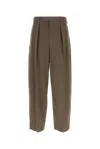 Ferragamo Brown Cotton Pants