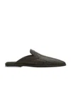 Ferragamo Texas Mule In Brown