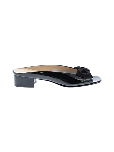 Pre-owned Ferragamo Mule/clog In Black