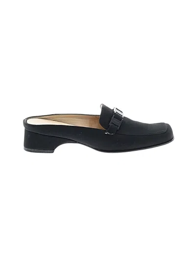 Pre-owned Ferragamo Mule/clog In Black
