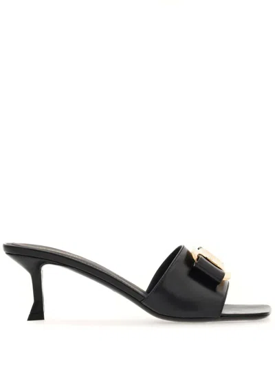 FERRAGAMO 55MM VARA BOW MULES - WOMEN'S - LAMB SKIN
