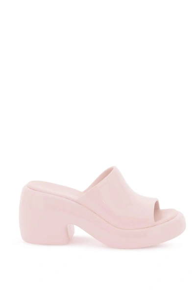 Ferragamo Mules With Chunky Sole In Pink