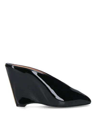 FERRAGAMO MULES WITH WEDGE