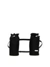 Ferragamo Double-pouch Belt Bag In Black