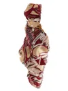 Ferragamo Lightweight Fringed Shawl Named Giada In Multi
