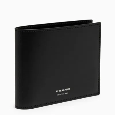 Ferragamo Multicolor Leather Bi-fold Wallet With Logo For Men