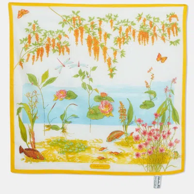 Pre-owned Ferragamo Multicolor Printed Handkerchief