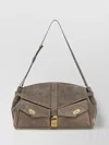 Ferragamo 'multipocket (l)' Crossbody Bag With Suede Finish