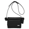Ferragamo Multipocket Leather Shoulder Bag In Black
