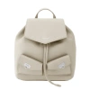 Ferragamo Multipocket Mini Backpack In Gray