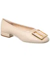 Ferragamo Chunky-buckle Ballerina Flats