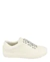 Ferragamo Nadine Lace-up Leather Trainers In White