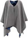 FERRAGAMO NADIR-PRINT REVERSIBLE CAPE