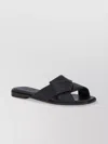 Ferragamo Alrai Origami Knot Slides In Nappa Leather