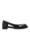 Ferragamo Jelly Patent Leather Pumps In Black