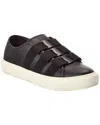 Ferragamo Nataly Leather Sneaker In Black