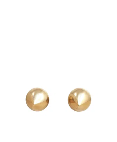Ferragamo Natural Earrings In Yellow