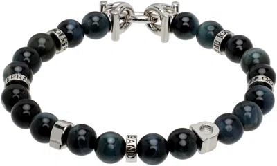 Ferragamo Navy Beads Bracelet In Beads Occhiodifa+pld
