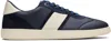 Ferragamo Low-top Blue Calfskin Sneakers In Multi