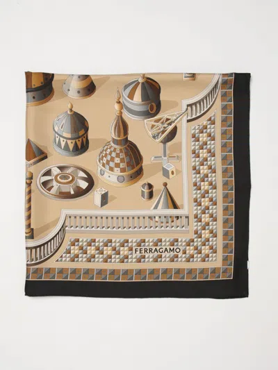 Ferragamo Neck Scarf Woman  In Brown