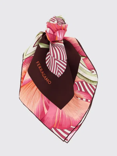 Ferragamo Neck Scarf Woman  In Multi
