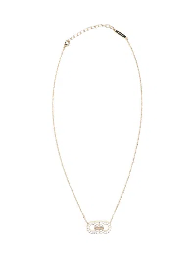 Ferragamo Necklace 2gancry Jewelry Gold In White