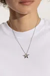 Ferragamo Necklace With Charm In Silver